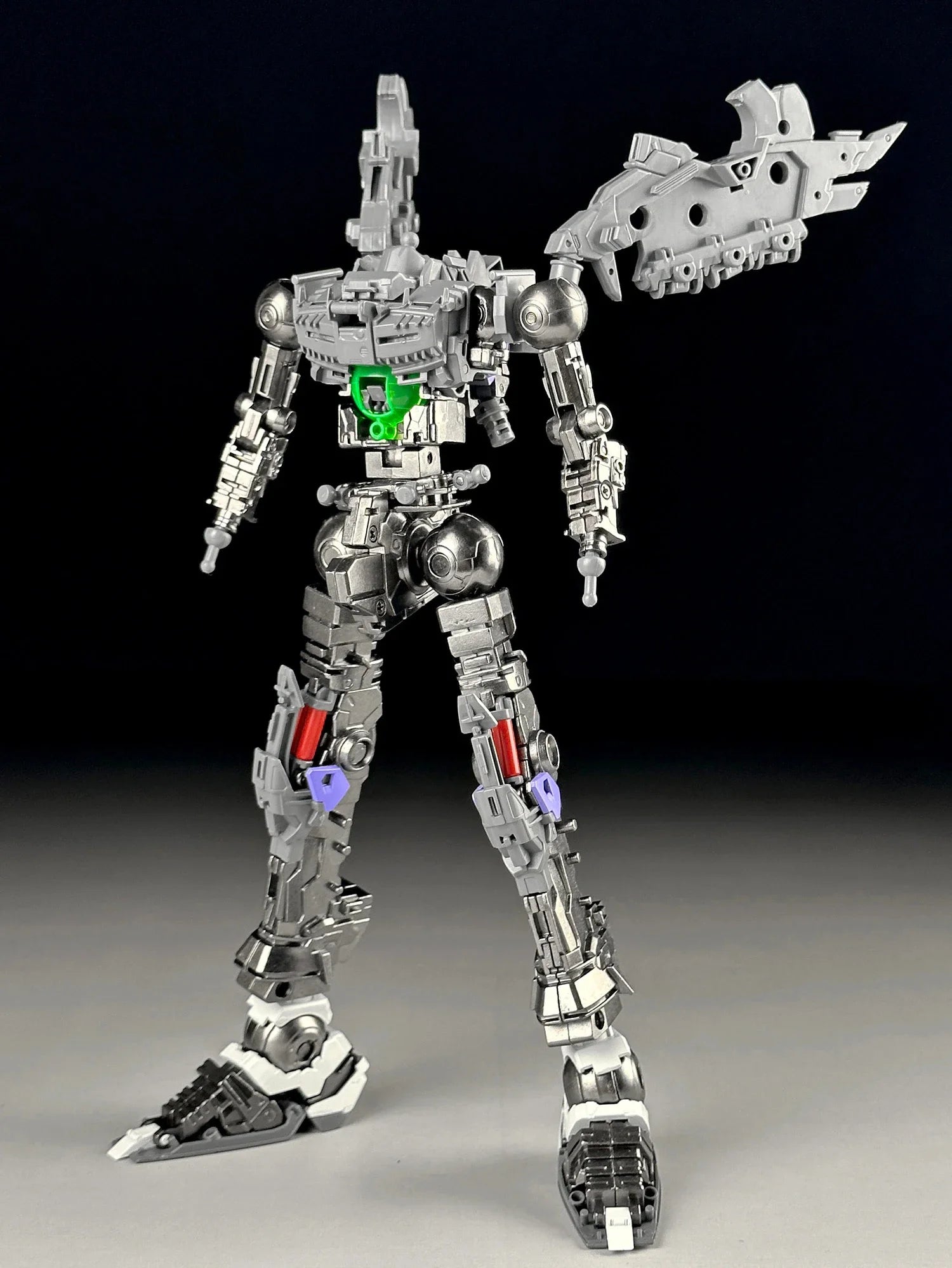 V-TIGER VT01 1/100MG Manatee Breeding Model HN Pre-painted Assembled Alloy Skeleton Model Action Toys Gift of Giant Beam Cannon