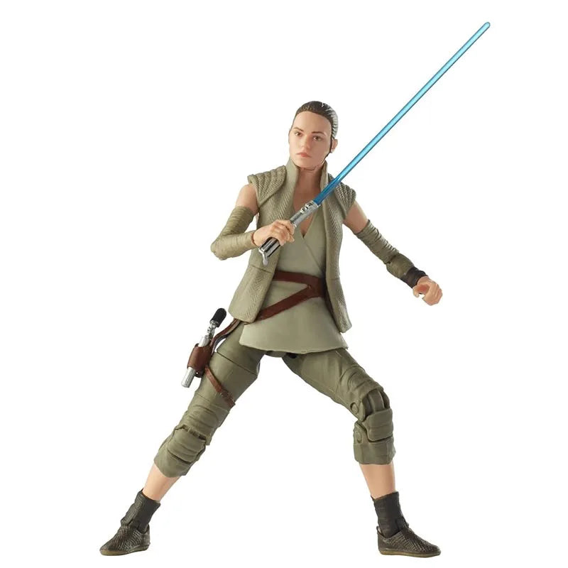 15cm Hasbro Star Wars  Black Series E8 Rey action figures model toy collectio Decorative model gift