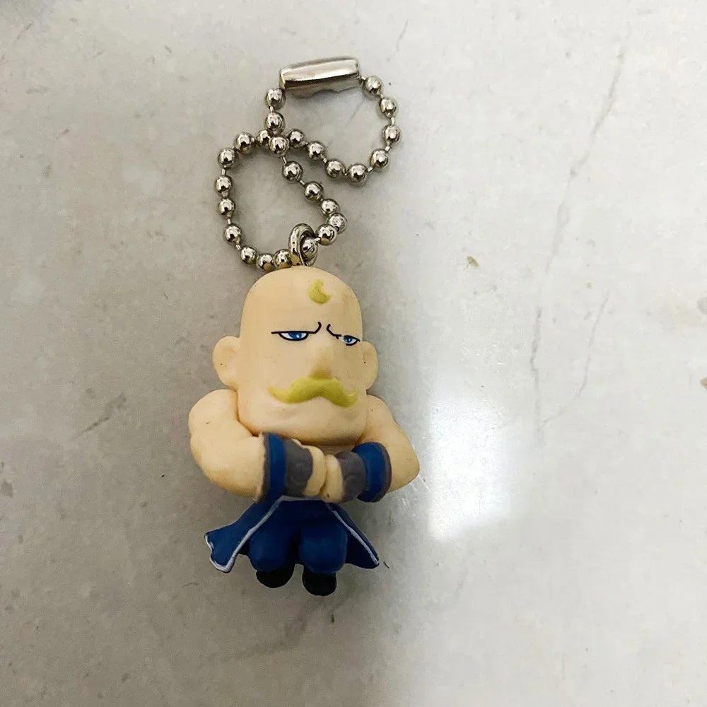 Fullmetal Alchemist Action Figure Roy Mustang Riza Hawkeye Edward Elric Alphonse Elric Maes Hughes Q Version Model Pendant Toys
