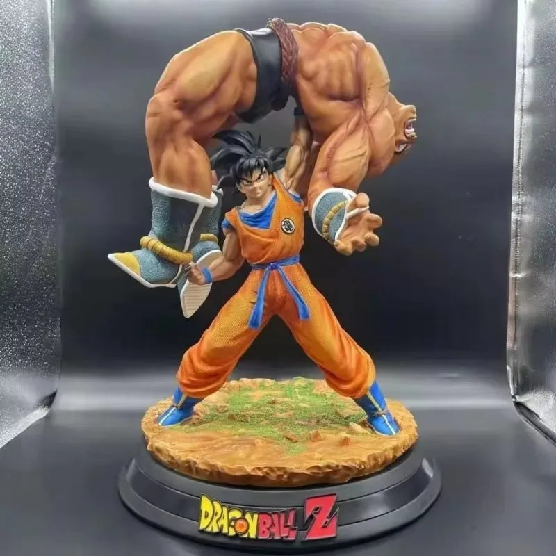 Bandai Dragon Ball Son Goku Action Figure - Classic Nappa Model Desktop Ornament Anime Statues Collectible Toy Gift for Fans