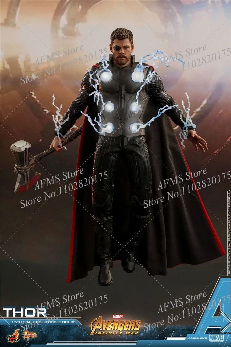HT HotToys MMS474 1/6 Men Soldier Avengers Infinity War Thor Odinson Chris Hemsworth Dolls 12Inch Full Set Action Figure Body