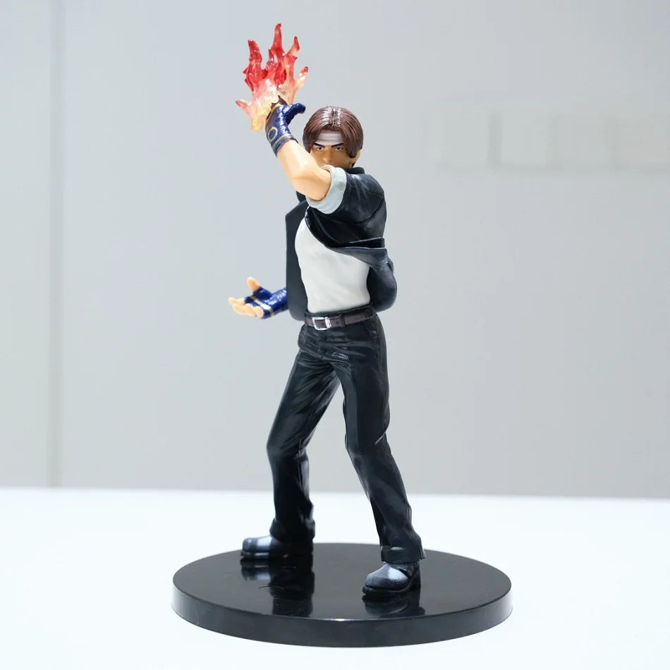 18cm The King of Fighters '98 SNK Anime Figure Kyo Kusanagi Iori Yagami Action Figures Arcade Game peripheral PVC Model Toy Gift