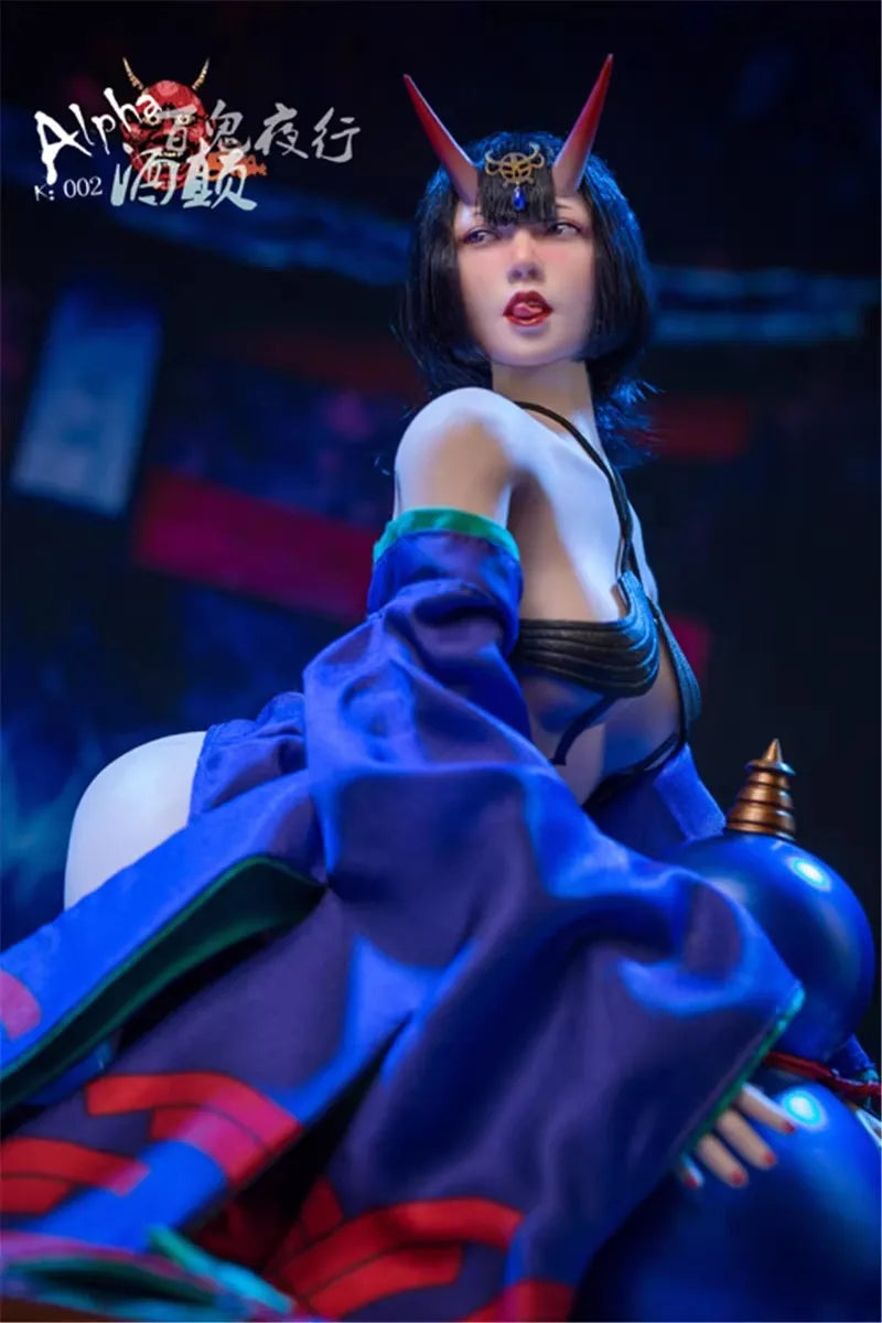 ALPHA K002 1/6 Soldier Japanese Drunk Girl Full Set 12'' Figure Model Toy In Stock