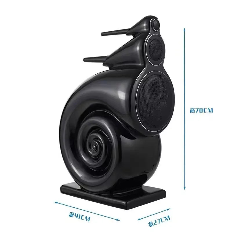 150W 8-inch Nautilus Speaker High-power Home Passive Speaker Three-frequency Hi-Fi Speakers Home Theater Floor Front Speakers