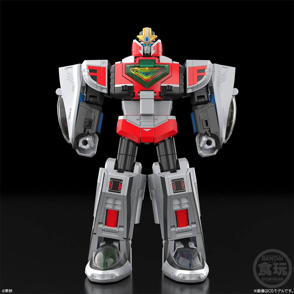 BANDAI SMP Mirai Sentai Timeranger 3D Formation Time Robot Anime Action Figures Assembly Model Collection Toy