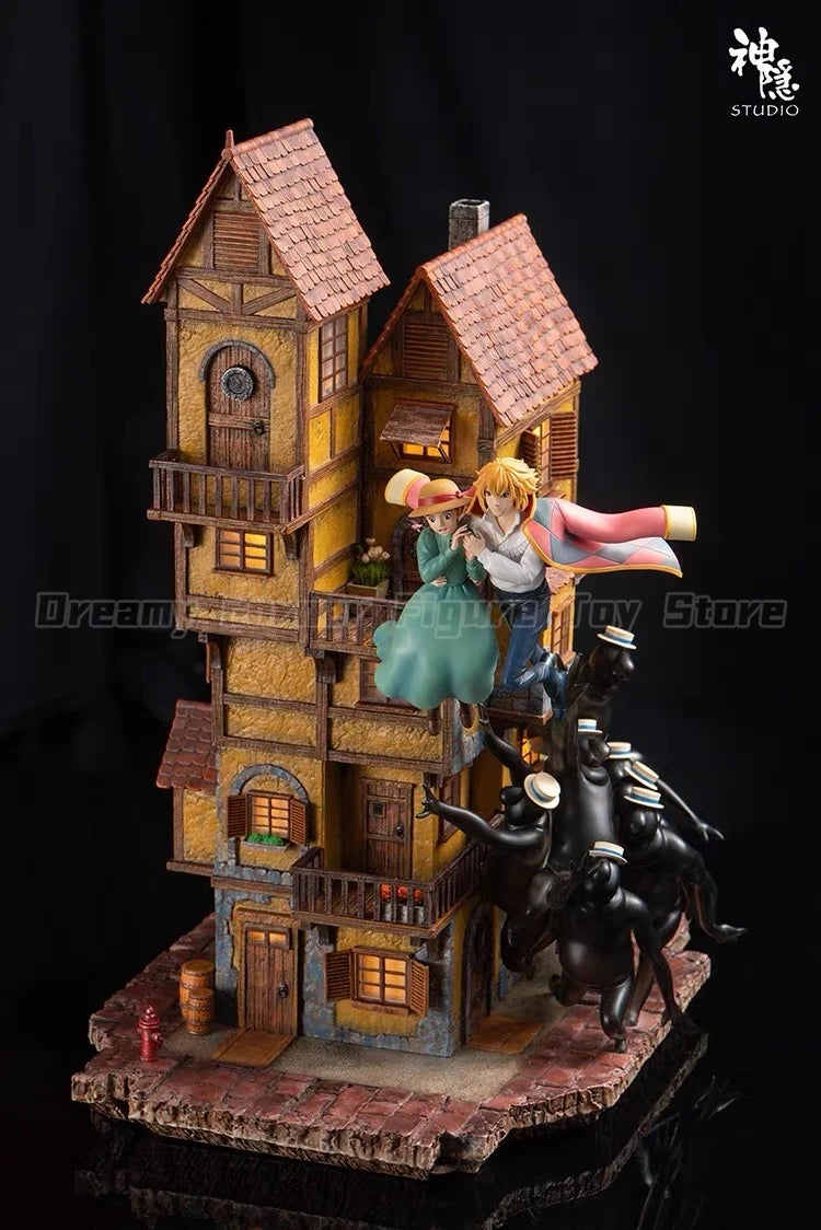 【Pre-sale】Shenyin Studio Silhouette Moment Series Encounter in The Air Hauru No Ugoku Shiro Figure Collection Ornaments Model