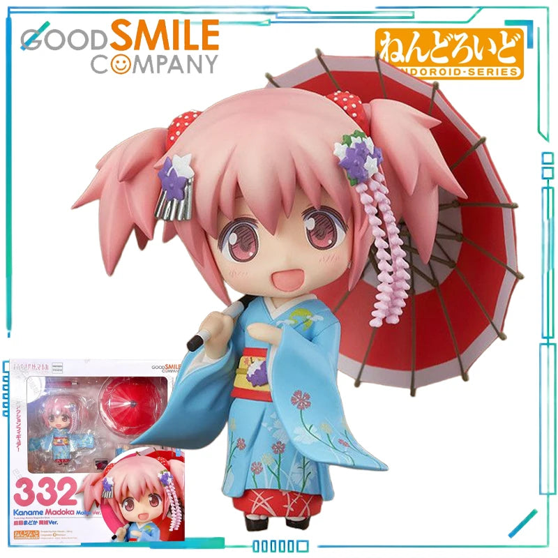 GSC Genuine NENDOROID Series PUELLA MAGI MADOKA MAGICA Mami Tomoe，Madoka Kaname Mobile Model Toy 332，722，770 Collection Toy