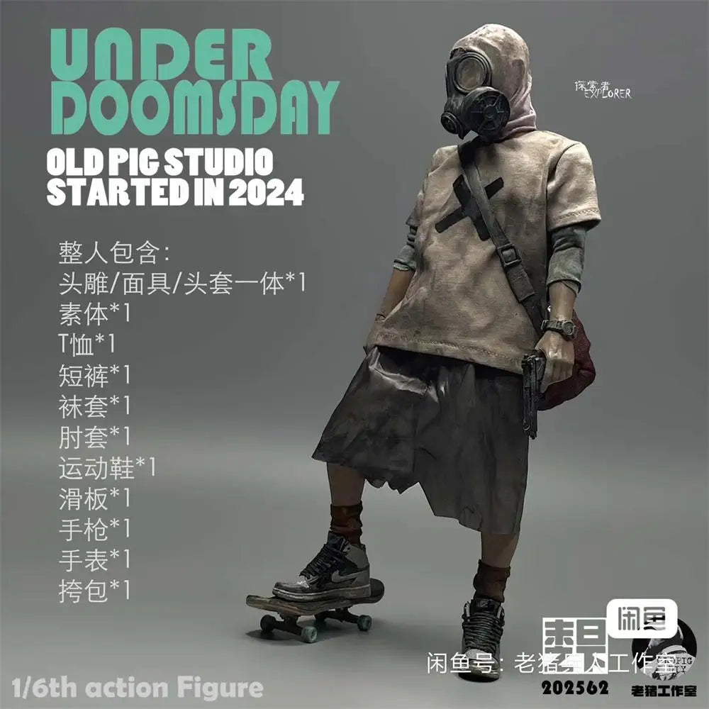 1/6th In Stock 3ATOYS Residents Walking Dead Zombie Survivor Face Version 3.0 Full Set Moveable Action Figure Gift For Fans