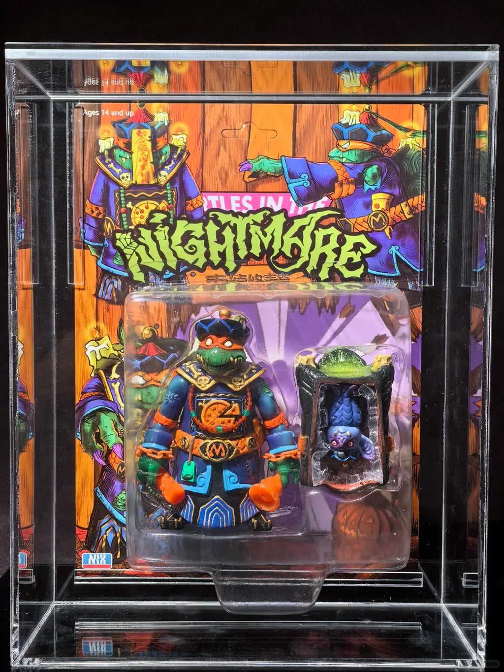 NIX X TURBOPORK Original First Edition Ninja Turtles Halloween Limited Edition Zombie Turtles Michelangelo Exclusive Model Toy