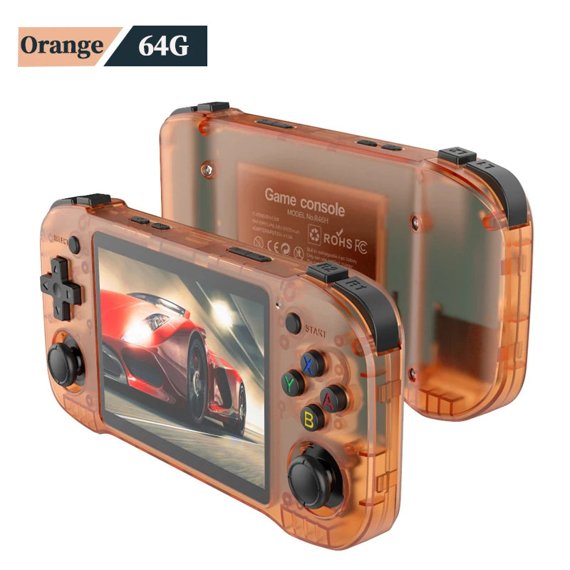 R46H Retro Handheld Console Classic Game 4.2 inch HD IPS Screen Portable Video Player MAX 128G 29K Game R36H R36S