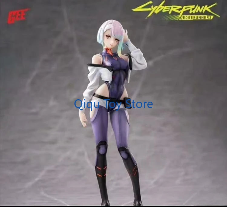 Big comic master AniMester cyberpunk edge walker Lucy hand-made, 1/7 ratio, height 24cm.