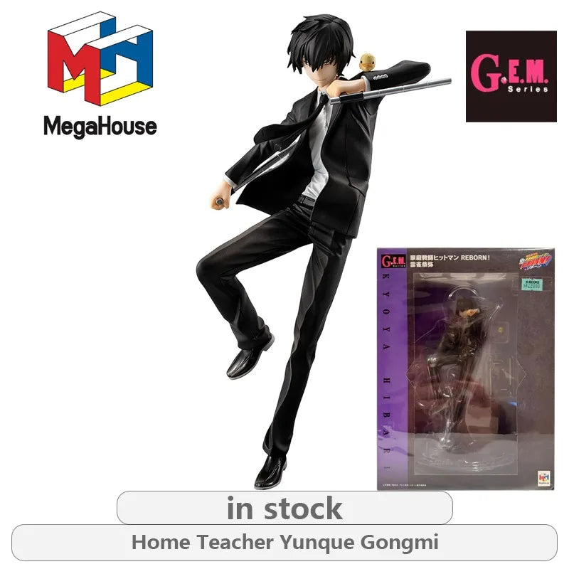 Megahouse Original GEM Home Tutor HITMAN REBORN! Series Yunque Gongmi\Sawada Tsunayoshi Not Movable Figure Statue Model Toys