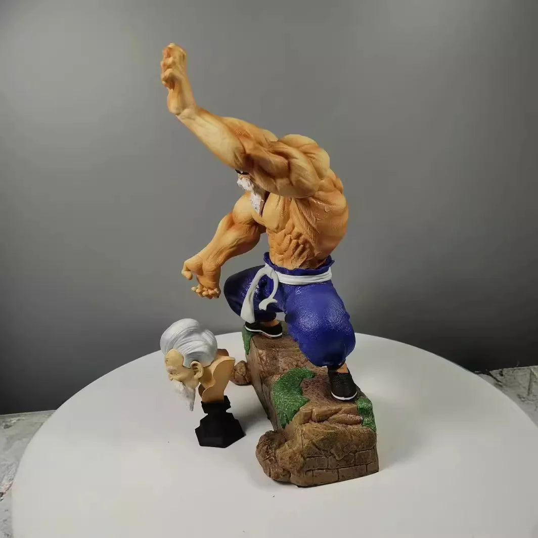 25cm Dragon Ball Master Roshi Muscle Modeling Ka Me Ha Me Ha Anime Figure Model Gk Statue Collection Desktop Decoration Ornament