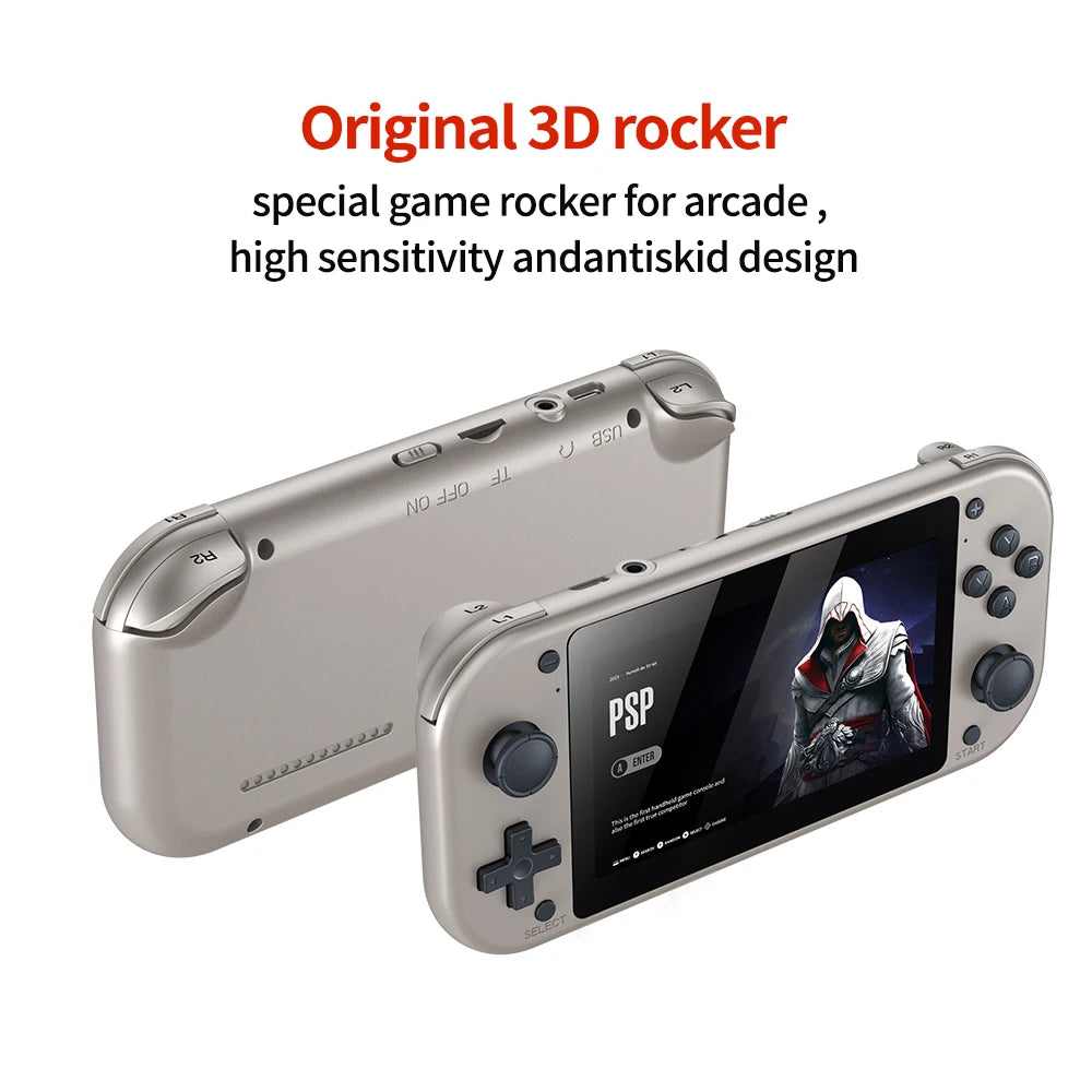 M17 Retro Handheld Video Game Console 4.3inch Screen 64G 128G Open Source Linux System Portable Pocket Video Player 30000+ GAMES