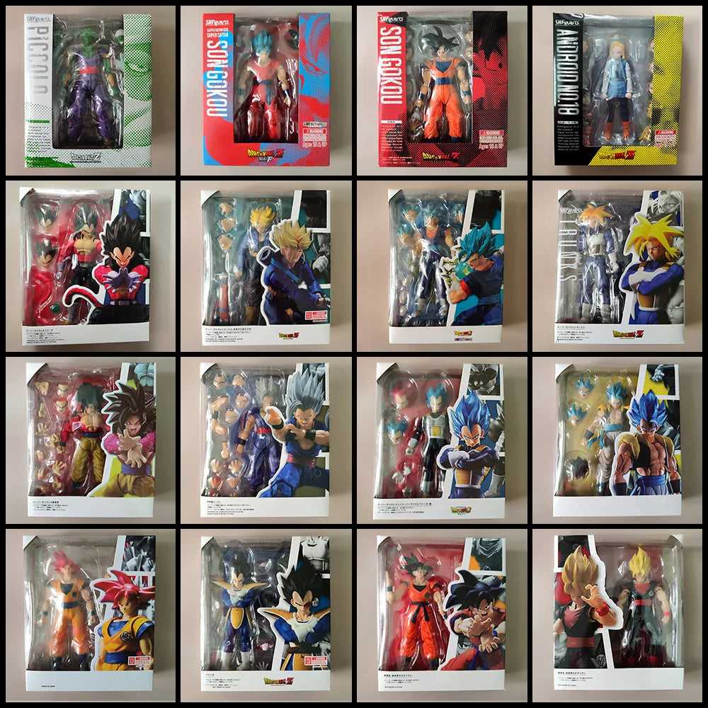 Bandai Dragon Ball Z Son Goku Figure SHF S.H.Figuarts Goku War Damage Super Saiya Anime Action Figures Model Toys Birthday Gift