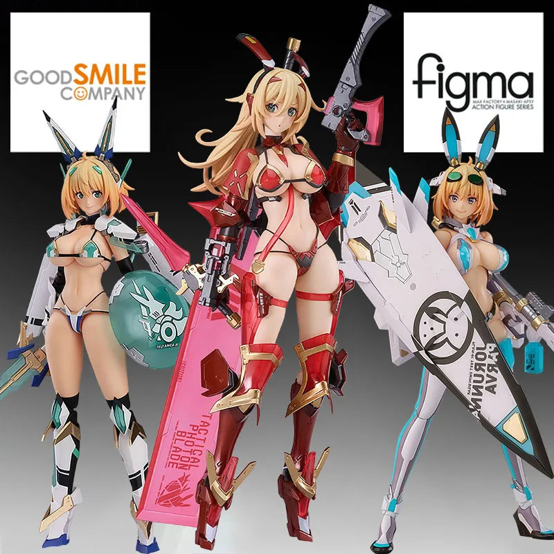 GSC Genuine  Figma Anime Figure Veronica Sweetheart & Sophia F. Shirring & Bikini Armor Action Figure Toys for Boys Kids Gift