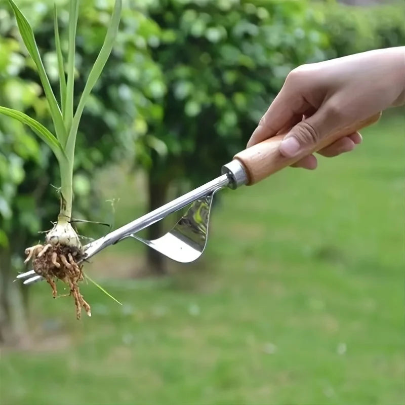 Stainless Steel Gardening Weeder, Weed Puller, Vegetable Digger, Soil Loosener, Garden Shovel, Weeding Tool