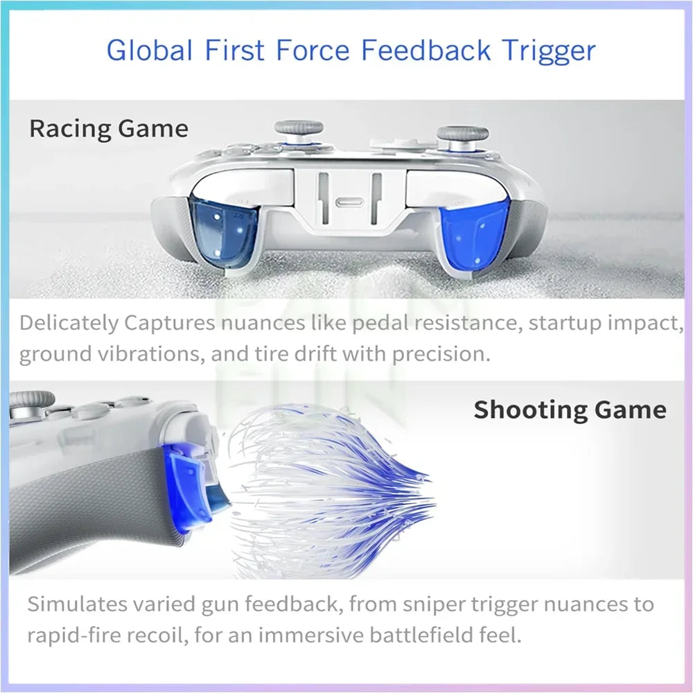 Flydigi APEX 4 Wireless Gaming Controller Precision Control Immersive Vibration Gamepad for PC Suporte Switch Mobile TV Box