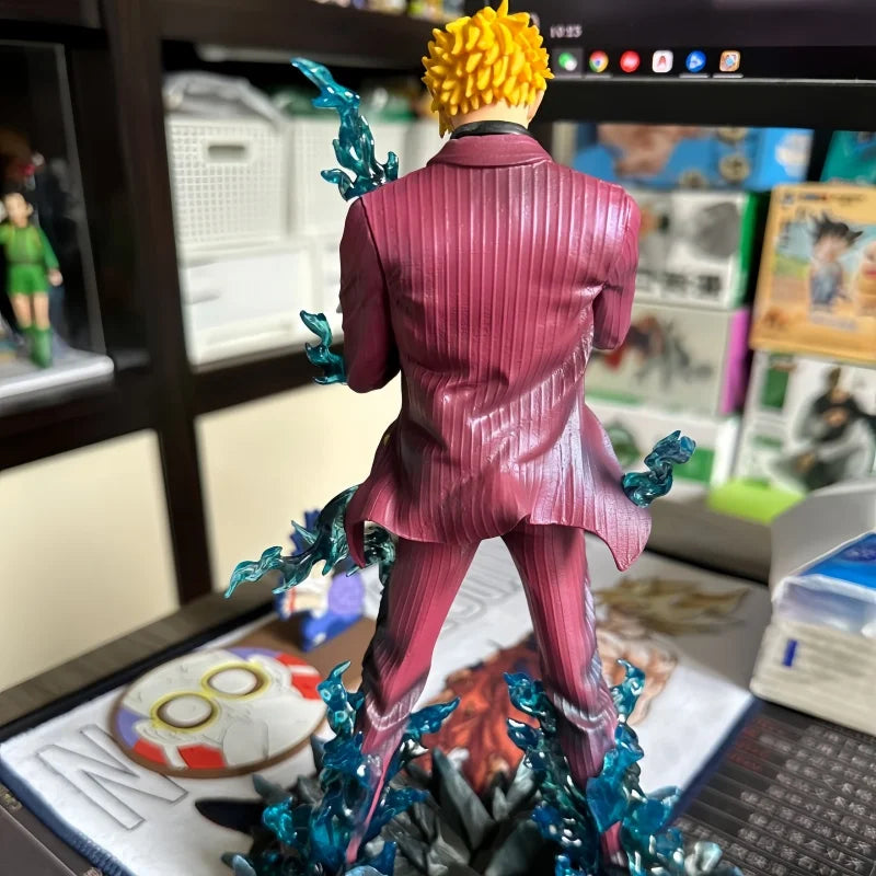 Фигурка Санджи от One Piece 25 см - Аниме Pop Smoking Sanji Фигурка от Devil Foot Статуя от PVC Колекционерска играчка за деца Подарък за рожден ден