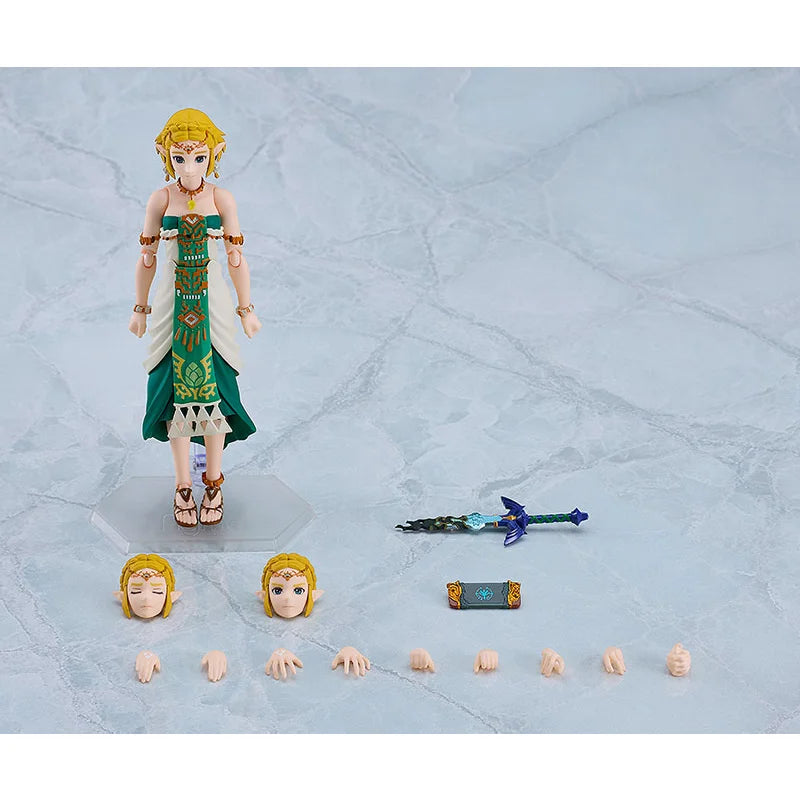 Original Figma 637 The Legend of Zelda Tears of the Kingdom Zelda In Stock Anime Action Collection Figures Model Toys