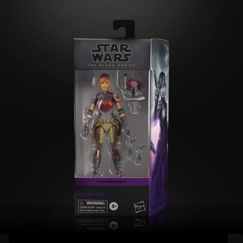 New Star War The Black Series Sabine Wren Bounty Hunter Action Figure Toys Collection 6-Inch Model Children Birthday Gifts