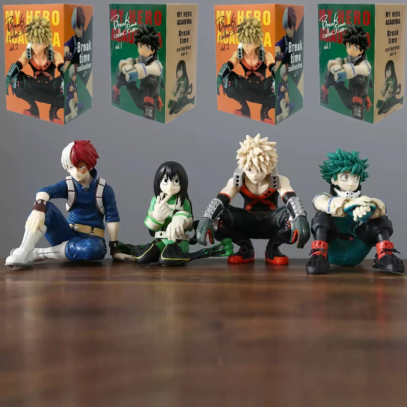 My Hero Academia Hado Nejire Anime Figure Boku no Hero Midoriya Izuku/Bakugo Katsuki/Asui Tsuyu Action Figure Model Doll Toys