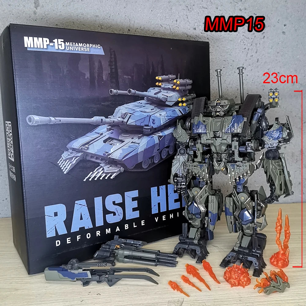 Transformation Toys MMP15 Brawl Noisy KO MPM15 M04 Truck Car M1A1 Military Tank Action Figure Deformation Robot Anime Model