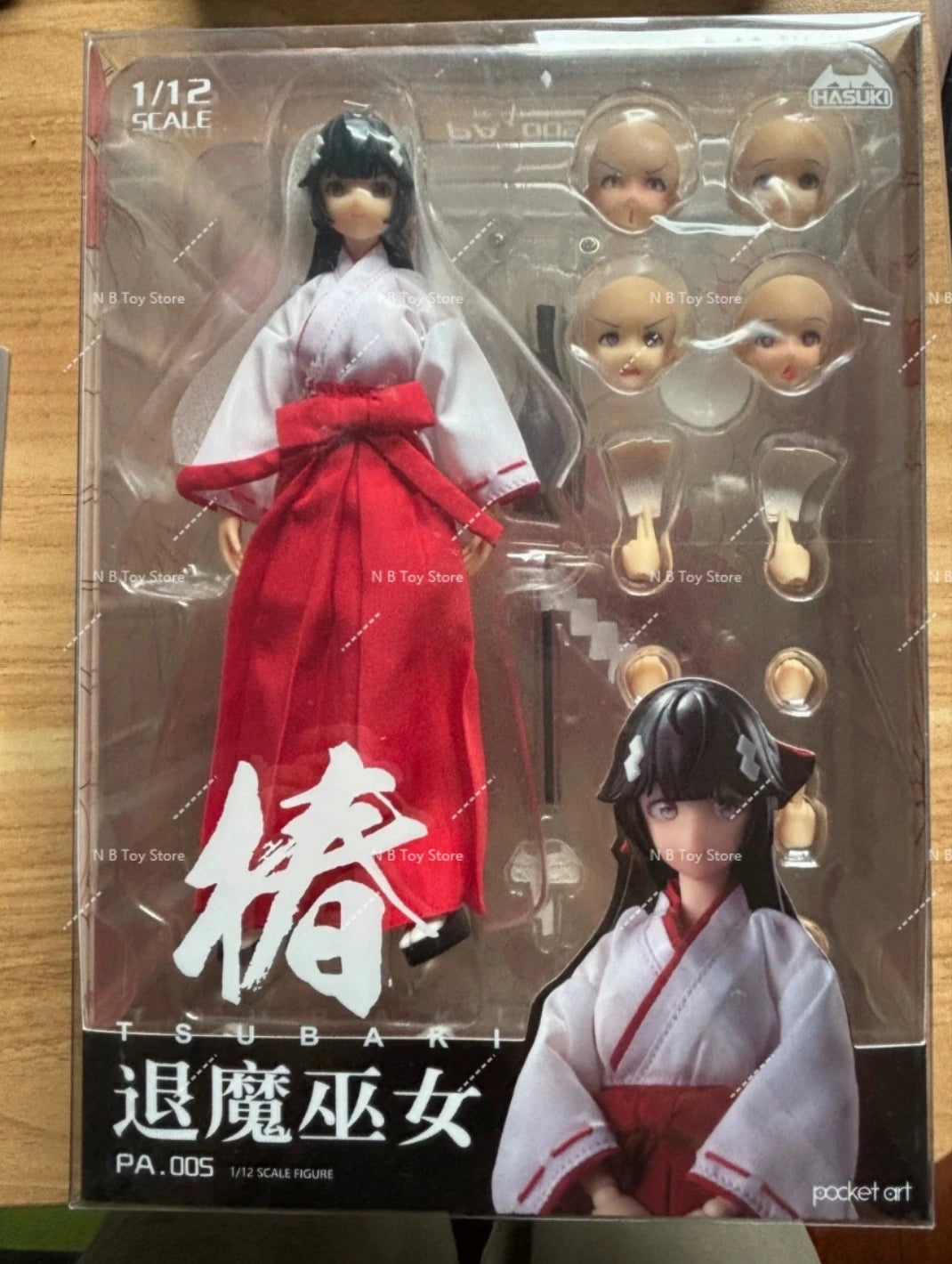 HASUKI - God Cat Jumping Original Pocket Art Series Demonic Witch Chun Handheld and Movable Humanoid Figures Collectible Model