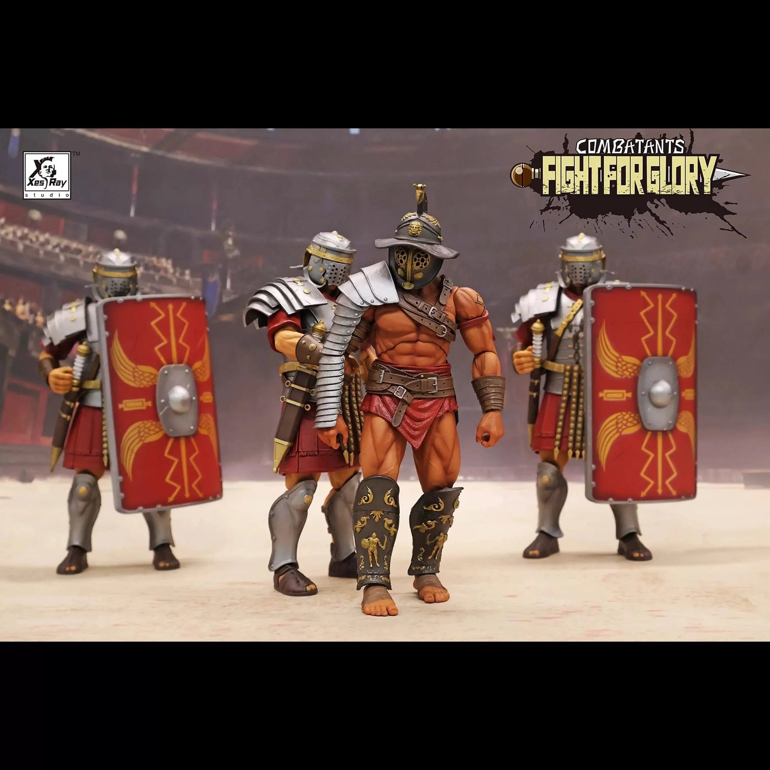 XesRay 1/12 Scale Gladiator Glory Battle 6 Pomodoros With Replaceable Hand Shape Full Set For 6inchs Action Figure Model Toys