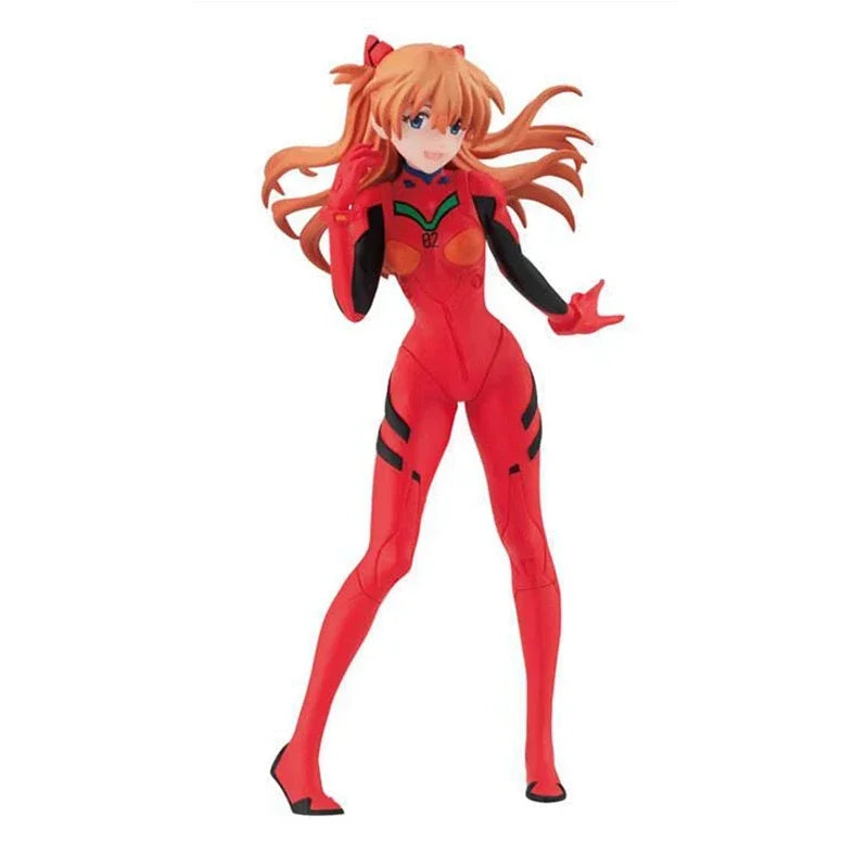 Anime EVA Asuka Langley Soryu Ayanami Rei Figure Toy Model Collection Gift Desktop Decoration PVC Material Doll Ornaments