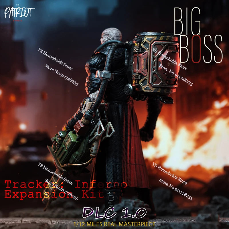 Patriot Studio Accessory Pre-sale 1/12 Big Boss Tracker Scene Ornament Flame Expansion Kit Model For 6" Action Figure Decoration