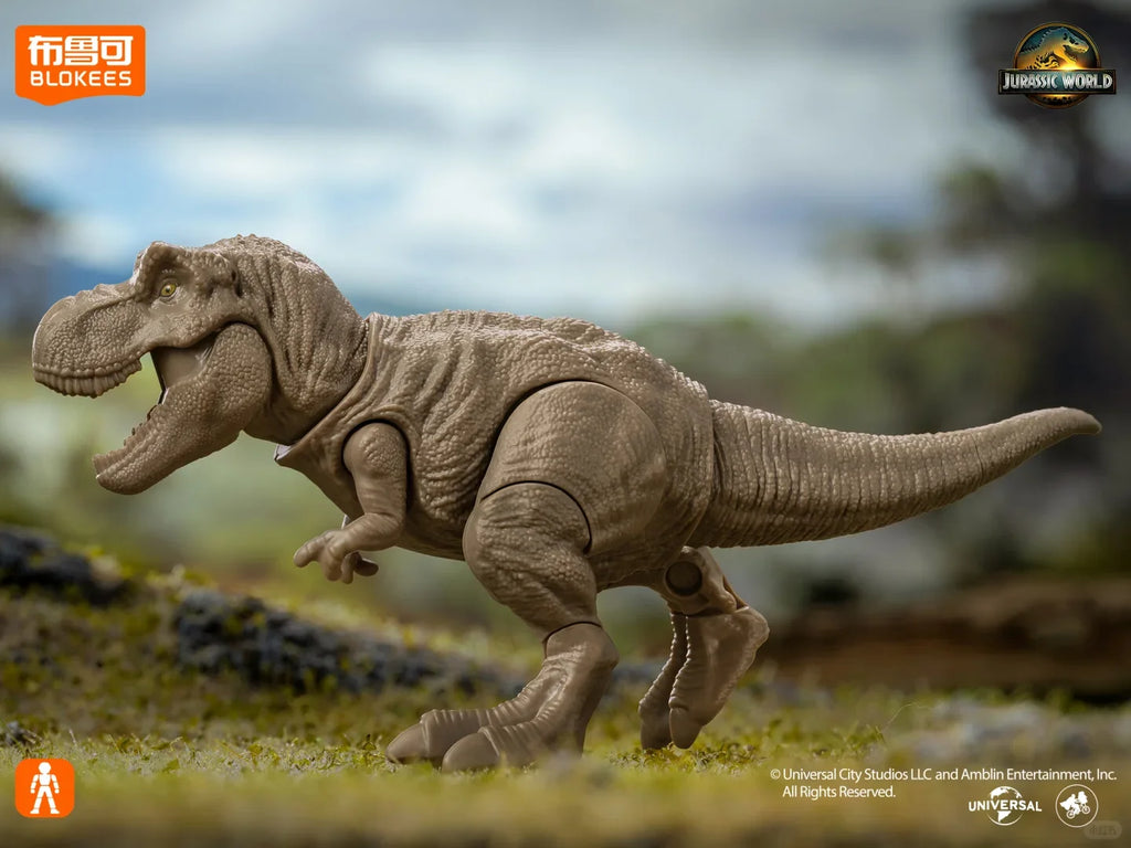 Original Blokees Jurassic World Terraventure Series Vol.1 Blind Box Action Figures Tyrannosaurus Peripheral Collection Boy Gift
