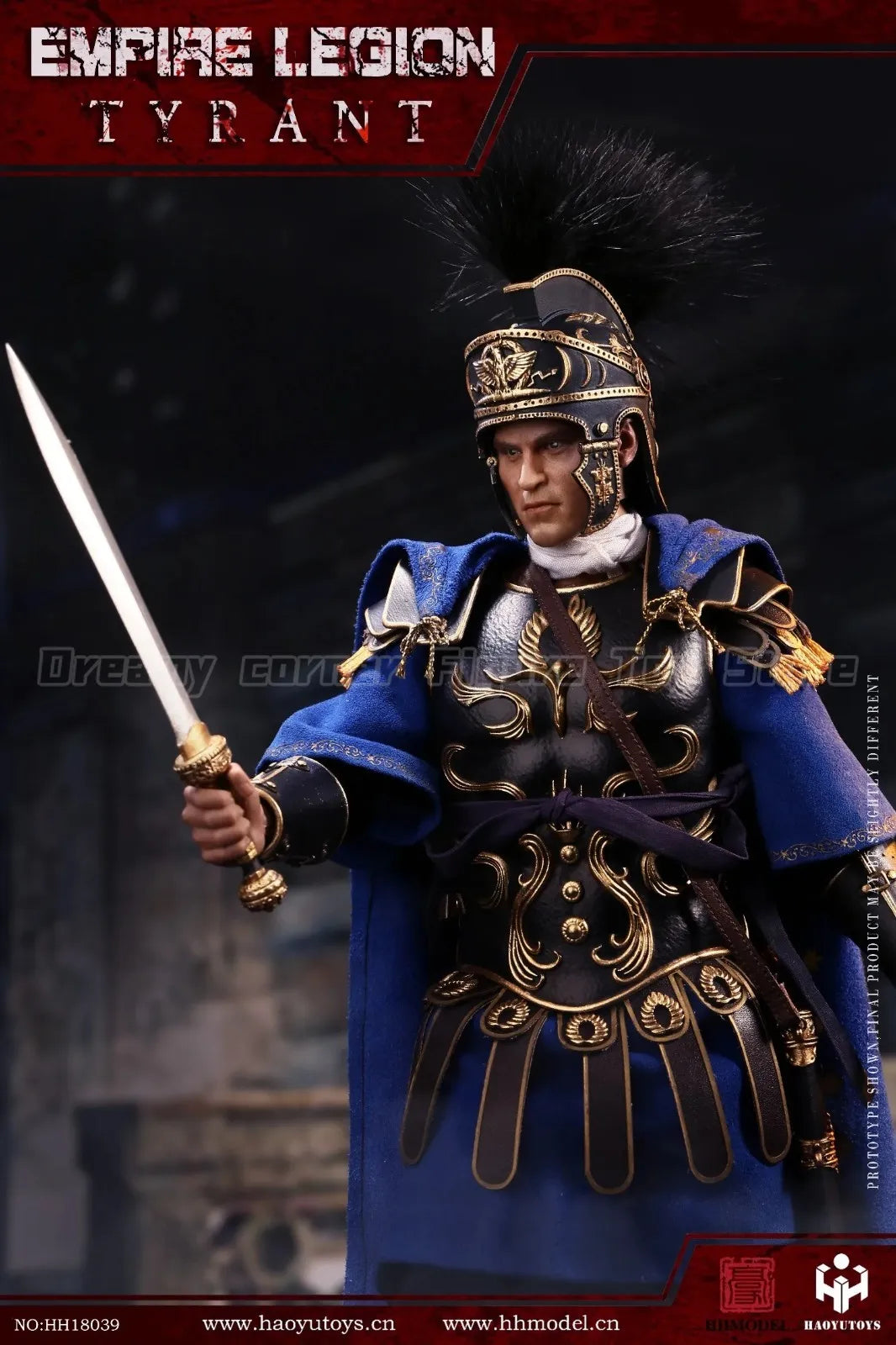 【In Stock】HHmodel HaoYuTOYS HH18039 Imperial Legion Tyrant Black Gold Deluxe Edition 1/6 Action Figure Model Collection
