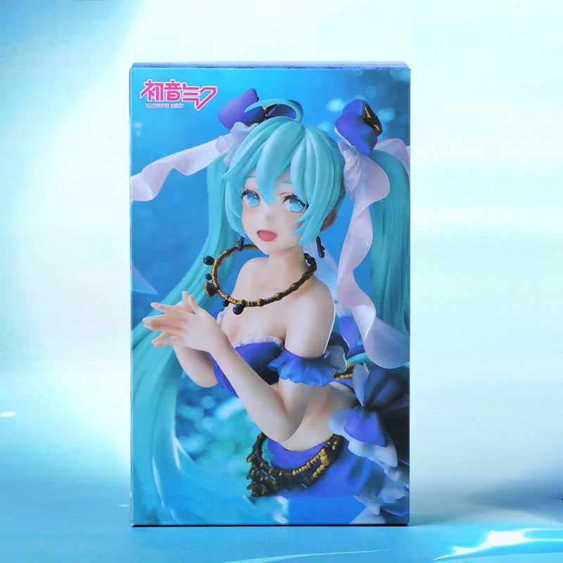 24CM Anime Hatsune Miku Figure Artist Masterpiece Fairy Tale Princess Series Little Mermaid  Model Toy Gift Action Figure
