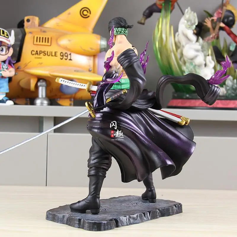 24CM One Piece Anime Figure Roronoa Zoro Action Figure Zoro Action Collection Figurines Gift Gk Toys Cartoon Model Birthday Gift