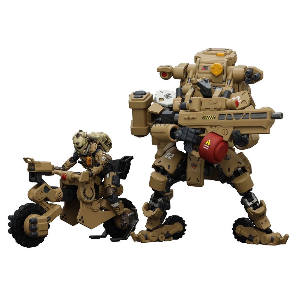 JOYTOY 1/25 Action Figure Fear XS Mech Tactical Assault Night Raid Anime figures Toys Military Model