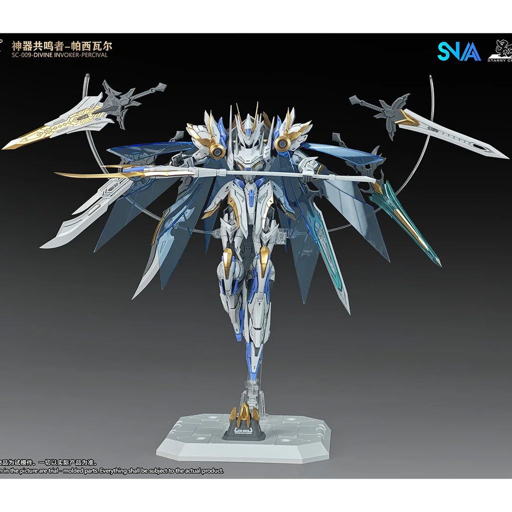 SNAA Divine Invoker Percival Round Table Knights 1/144 Scale China Original Mecha Assembly Plastic Model Kit Collectible Figure
