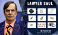 Present Toys PT-sp93 1/6 Male Soldier Lawyer Saul Classic Grid Suit Full Set 12inch Action Figure Model Collection Dolls