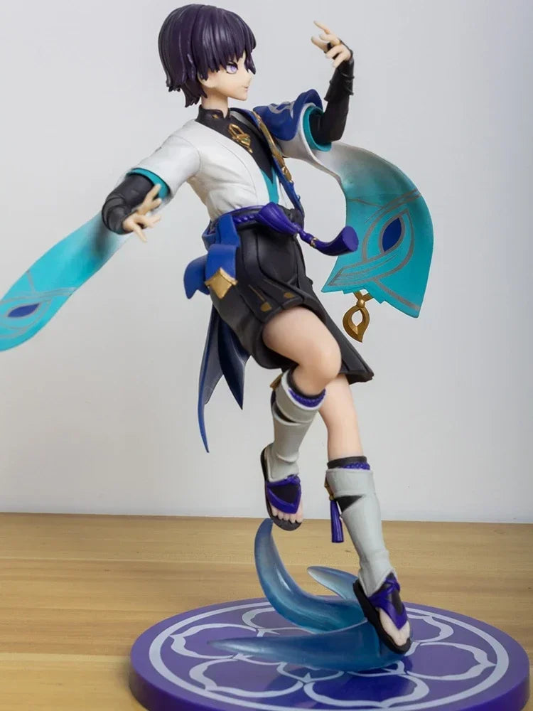 Genshin Impact Figure Genshin Action Figurine Wanderer Scaramouche Game 24cm Model Collectible Ornament Kids Christmas Gift