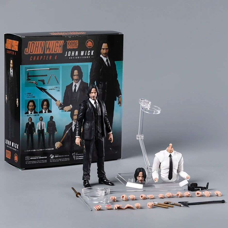 Medicom MAFEX No.212 John Wick Chapter 4 Action Figure Model Toy Gift For Collection