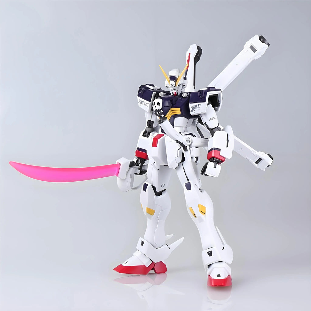 BANDAI Original Genuine MG94 1/100 Crossbone Gundam X-1 Full Cloth Action Figure Assembly Model Toys Collectible Model Ornaments