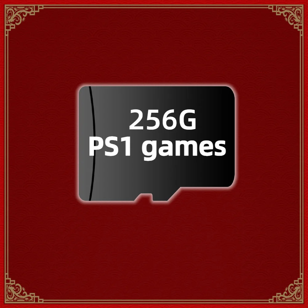 Game Card For K36 Plug&Play Pre-install Retro Handheld Games PSP PS1 portable Console Memory SD TF H-Speed CardS 256G 128G
