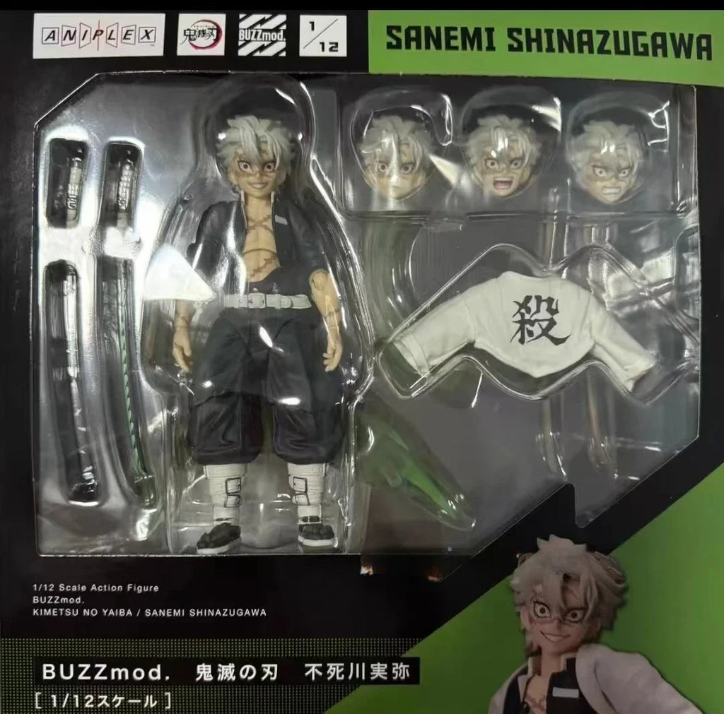 In Stock Buzzmod Demon Slayer Wind Pillar Immortal Kawa Shiya ANIPLEX Figure Model Collection Toy Gift