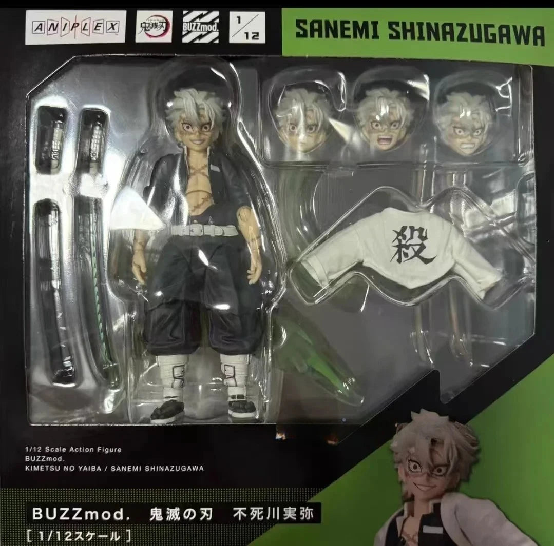 In Stock Buzzmod Demon Slayer Wind Pillar Immortal Kawa Shiya ANIPLEX Figure Model Collection Toy Gift