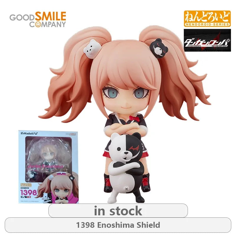 GSC Original NENDOROID Bullet Defense Series 1398Enoshima Shield\2625 Fog Cutting Horn Action Figure Model Toys Gifts Fo Boys