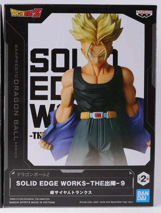 In Stock Original Banpresto Solid Edge Works Dragon Ball Figure Trunks Figure Anime Genuine Model Toy