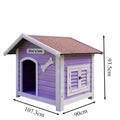 Solid Wood Dog House Large Outdoor Dog House Pet Dogs Park Pets Puppy Bed's Dogs Kennel Crate Little Houses and Rooms for Living