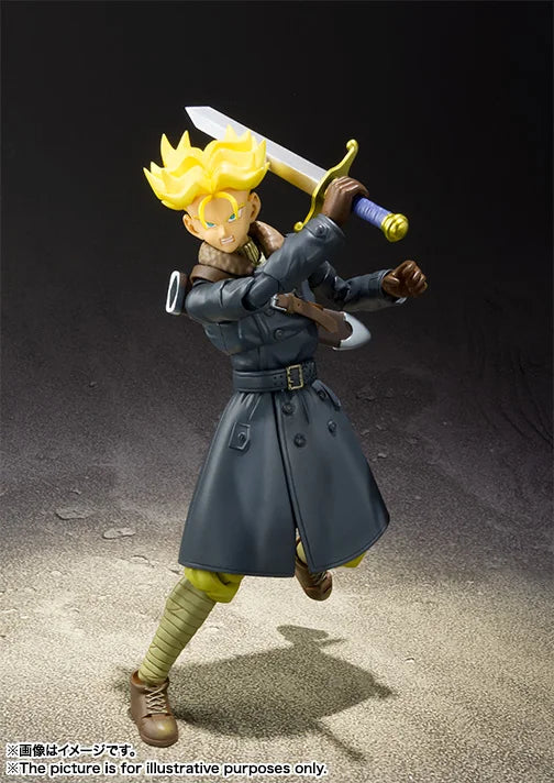 100% Original Bandai Shf Sh Figuarts Dragon Ball Xenoverse Edition Trunks Action Figures Anime Model Toys Collection