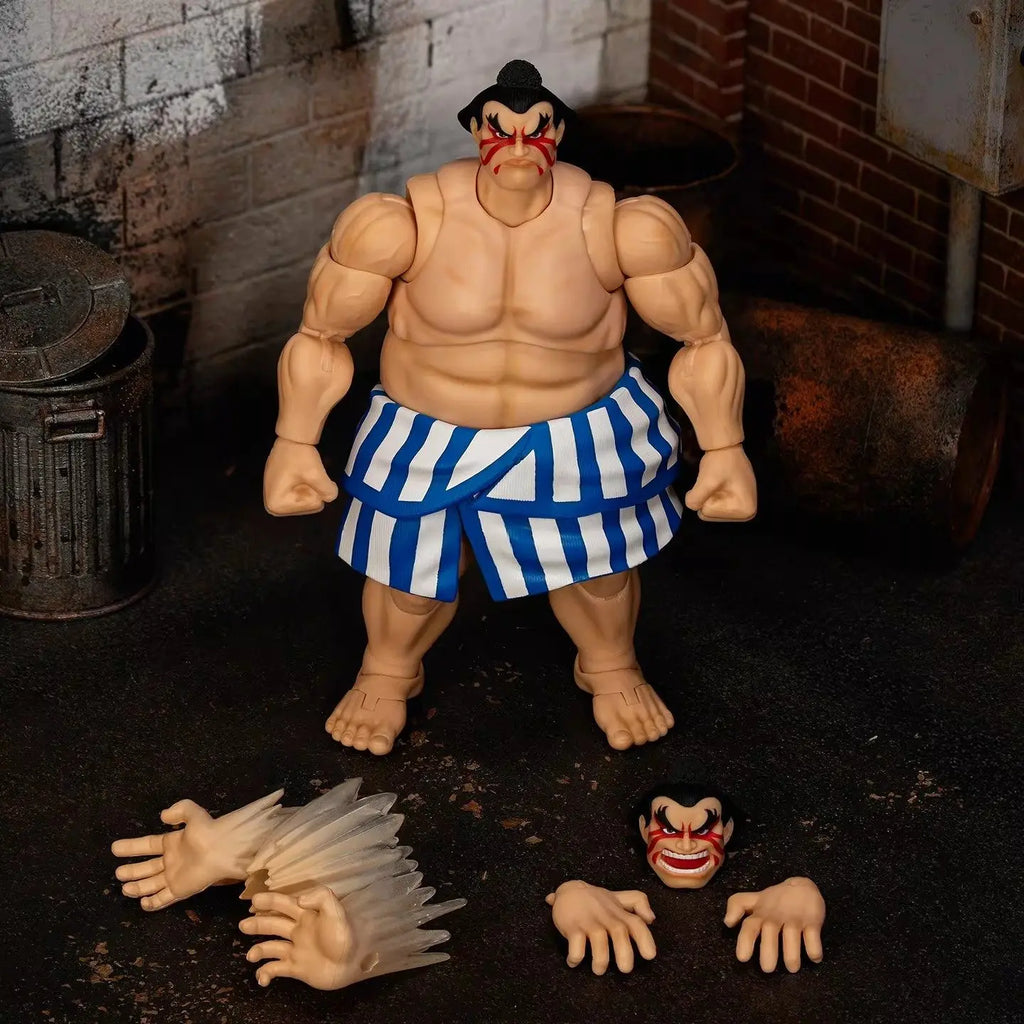 In Stock Street Fighter Akuma Street Fighter 2 Edmond Honda Sumo Collectible Model 6 Inch Articulated Action Figure