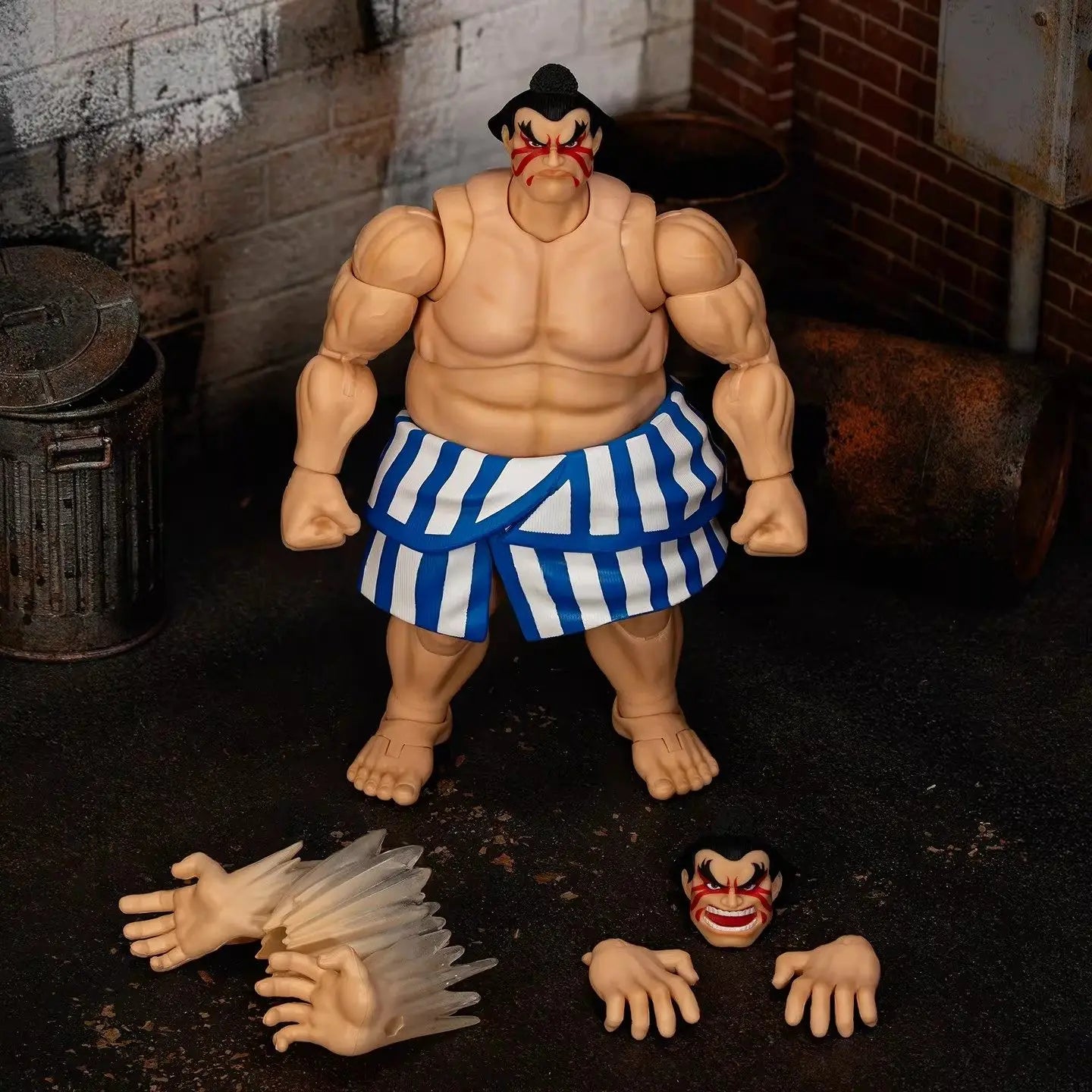In Stock Street Fighter Akuma Street Fighter 2 Edmond Honda Sumo Collectible Model 6 Inch Articulated Action Figure
